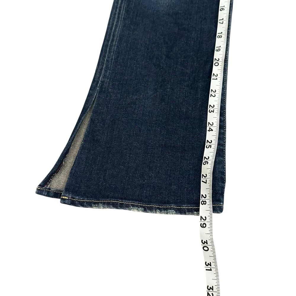 VTG Moussy Glendora Flare Jeans Japanese Selvedge Women’s 30 X 28.5 High Rise - Picture 11 of 16